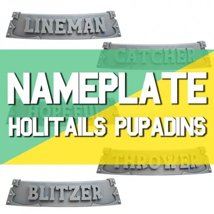 Nameplate - Holitails Pupadins