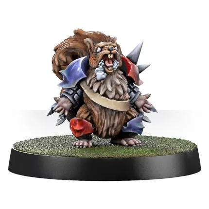 Nutzerker, the rabid squirrel | Custom Fantasy Football Miniatures