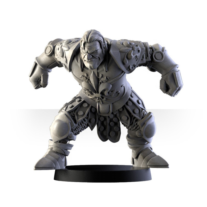 Ogre in armor n°2 | Custom Fantasy Football Miniatures