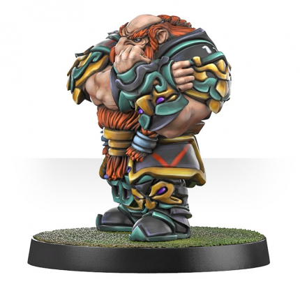 Blocker n° 1 - Dwarf | Custom Fantasy Football Miniatures