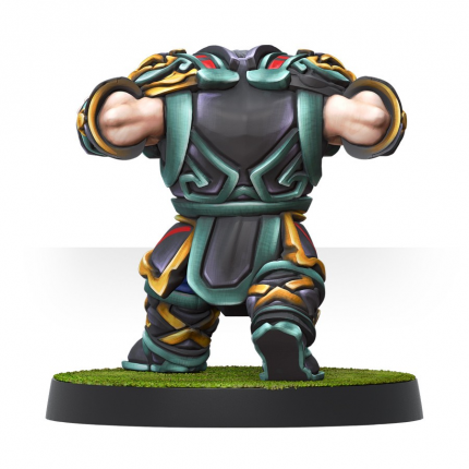 Blocker n° 4 - Dwarf | Custom Fantasy Football Miniatures