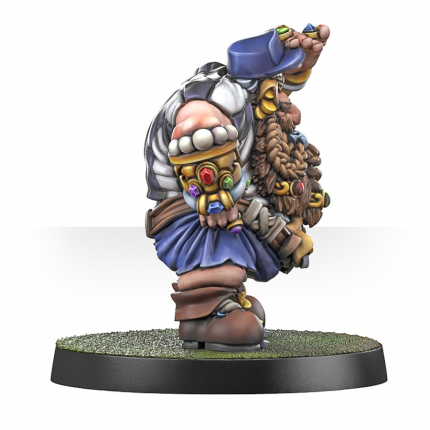 Referee - Bribe Dwarf | Custom Fantasy Football Miniatures