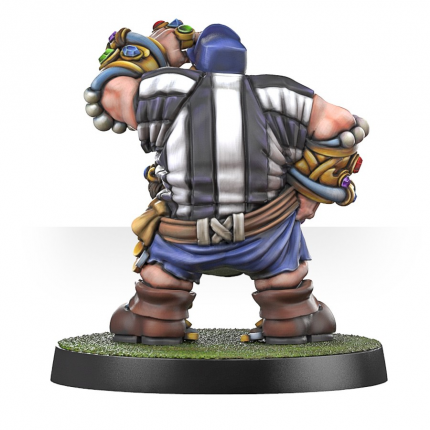 Referee - Bribe Dwarf | Custom Fantasy Football Miniatures