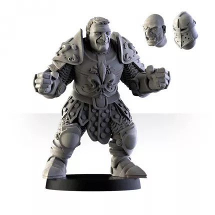 Ogre in armor n°1 | Custom Fantasy Football Miniatures